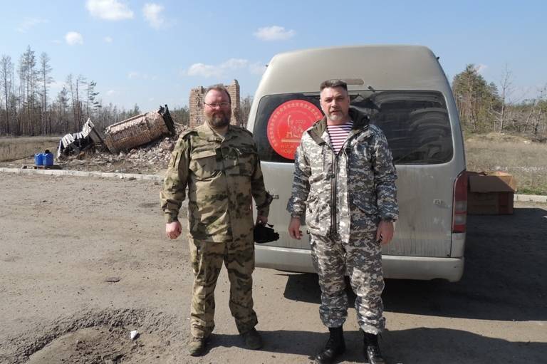 Василий Ласточкин сопровождал гуманитарный груз в Донбасс
