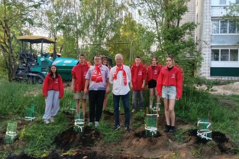 Сирень на улице Победы