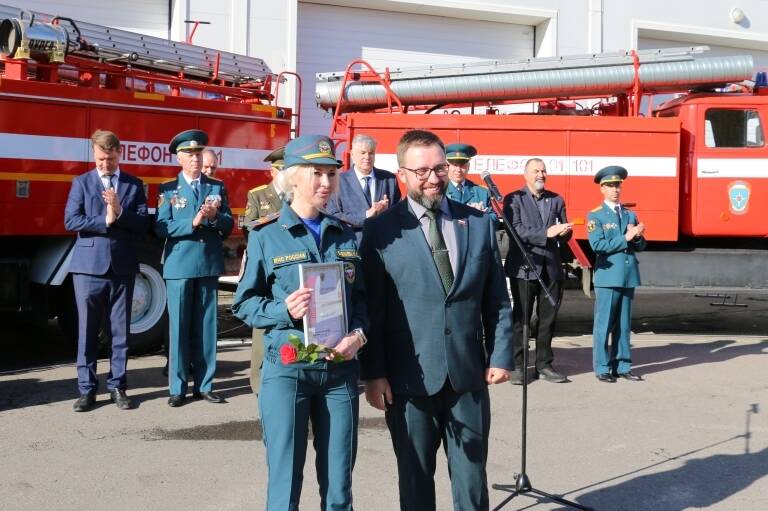 Профессиональный праздник пожарных